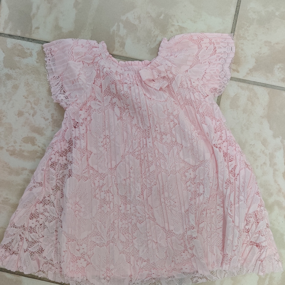 Lace flower dress